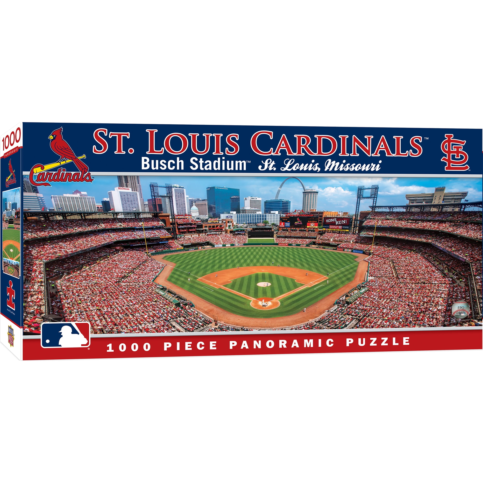 MasterPieces MLB St. Louis Cardinals1000 Piece Stadium (Baseball) Panoramic  Jigsaw Puzzle 
