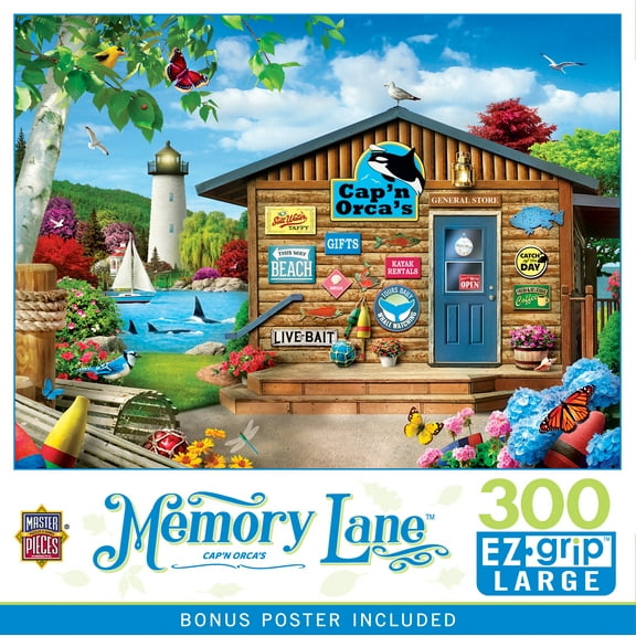 MasterPieces Memory Lane Cap'n Orca's 300 Piece EZ Grip Jigsaw Puzzle