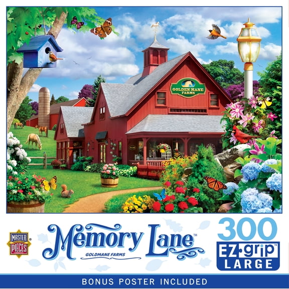 MasterPieces Memory Lane - Goldmane Farms 300 Piece EZ Grip Puzzle