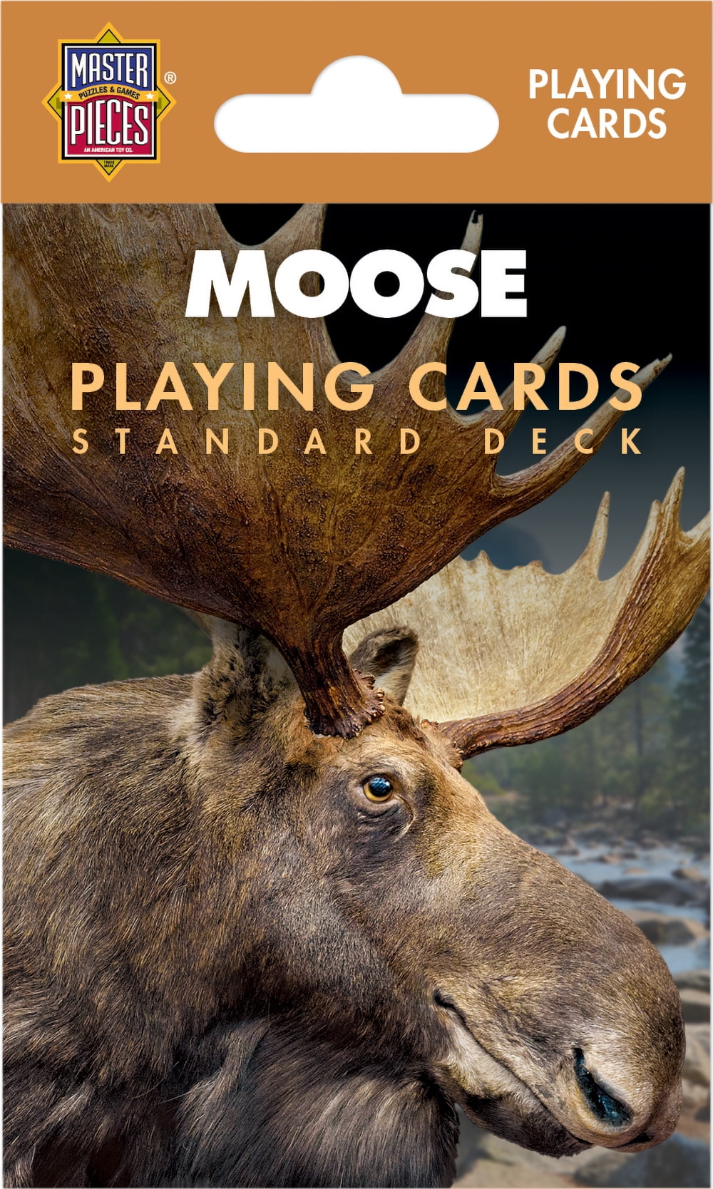 MasterPieces Moose Playing Cards - 54 Card Deck for Adults with ...