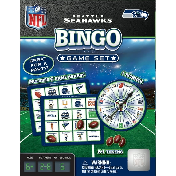 MasterPieces Officially Licensed NFL Seattle Seahawks Bingo Game