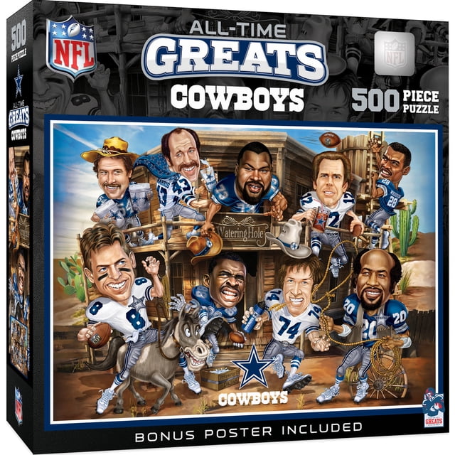 Los Angeles Rams Sticker MasterPieces NFL Dallas Cowboys All-Time Greats 500 Piece Jigsaw Puzzle ...