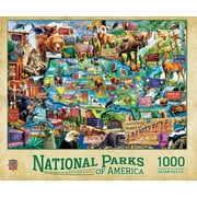 MasterPieces National Parks of America 1000 Piece Adult Jigsaw Puzzle 19.25" by 26.75"