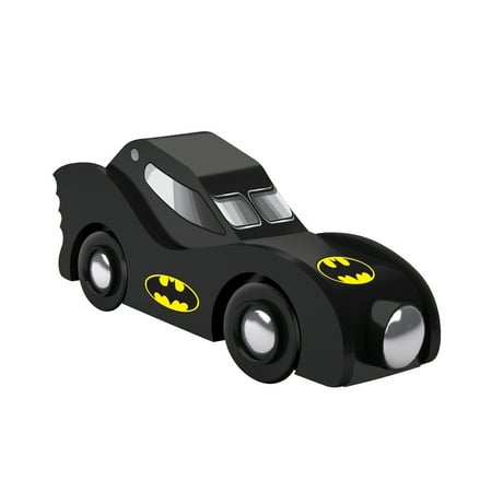 MasterPieces Officially Licensed Batman - Batmobile Wooden Toy Train Engine