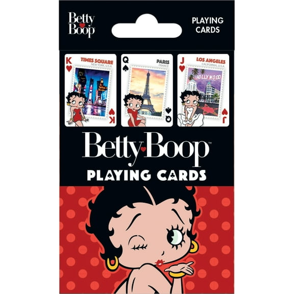 MasterPieces Officially Licensed BettyBoop Playing Cards - 54 Card Deck for Adults