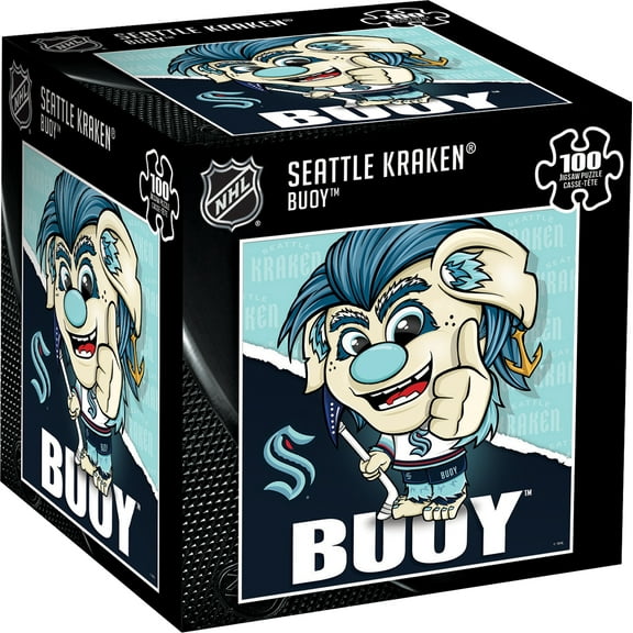 MasterPieces Officially Licensed Buoy - Seattle Kraken Mascot 100 Piece Kids Puzzle