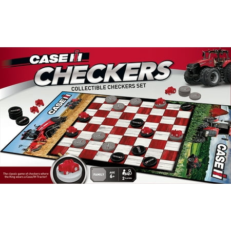 MasterPieces Officially Licensed CASEIH Checkers Board Game for Kids