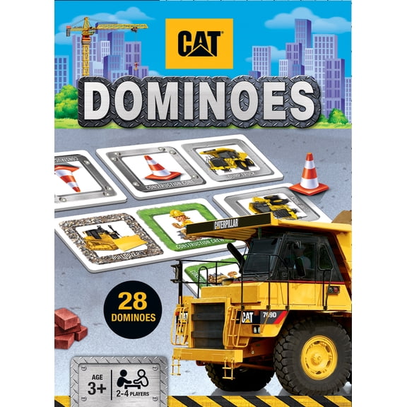 MasterPieces Officially Licensed Caterpillar 28 piece Picture Dominoes