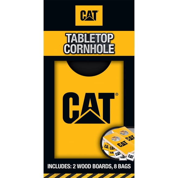 MasterPieces Officially Licensed Caterpillar CAT Tabletop Cornhole Game for Familes