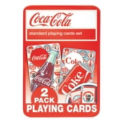 MasterPieces Officially Licensed Coca Cola 2 Pack Playing Cards - 54 Card Deck for Adults