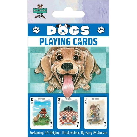 MasterPieces Officially Licensed Dogs Playing Cards - 54 Card Deck for Adults