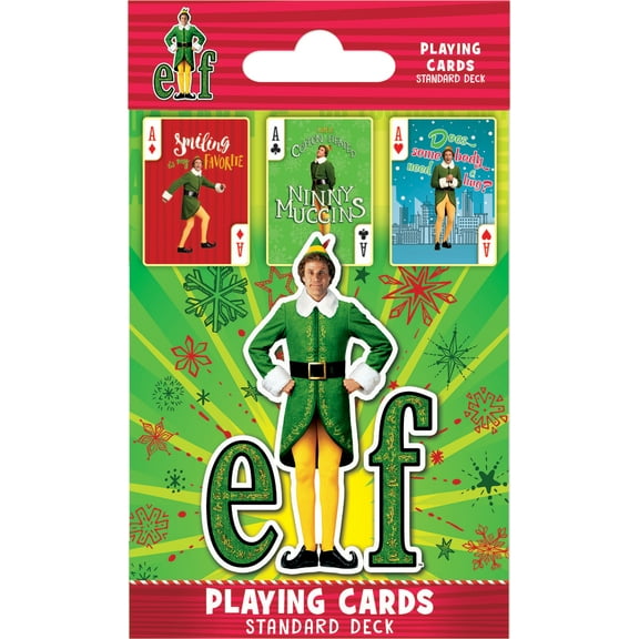 MasterPieces Officially Licensed Elf, The Movie, Playing Cards - 54 Card Deck for Adults