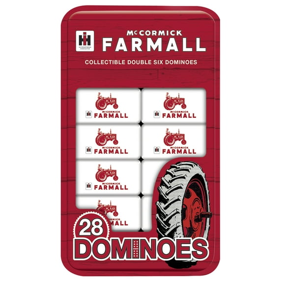 MasterPieces Officially Licensed Farmall 28 piece Picture Dominoes for kids 3 and Up