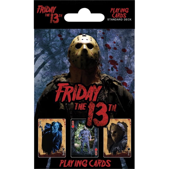 MasterPieces Officially Licensed Friday the 13th Playing Cards - 54 Card Deck for Adults