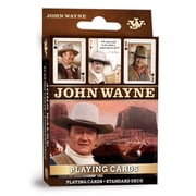 MasterPieces Officially Licensed John Wayne Playing Cards - 54 Card Deck for Adults
