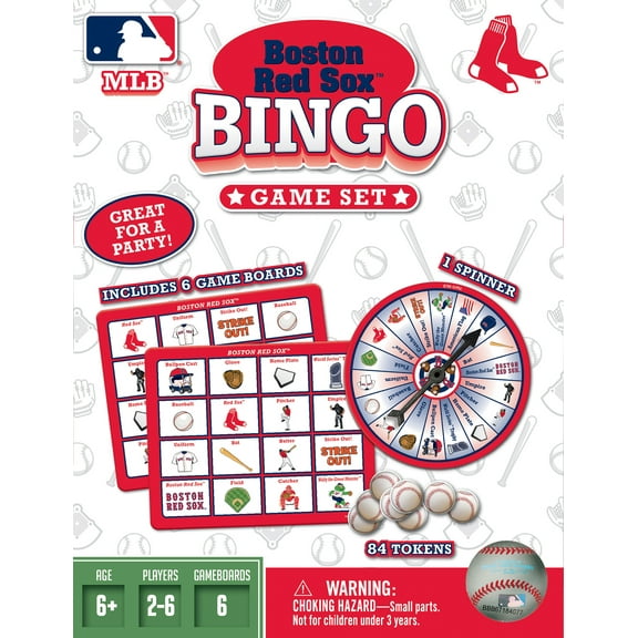 MasterPieces Officially Licensed MLB - Boston Red Sox Bingo Game