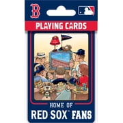 MasterPieces Officially Licensed MLB Boston Red Sox Fan Deck Playing Cards - 54 Card Deck