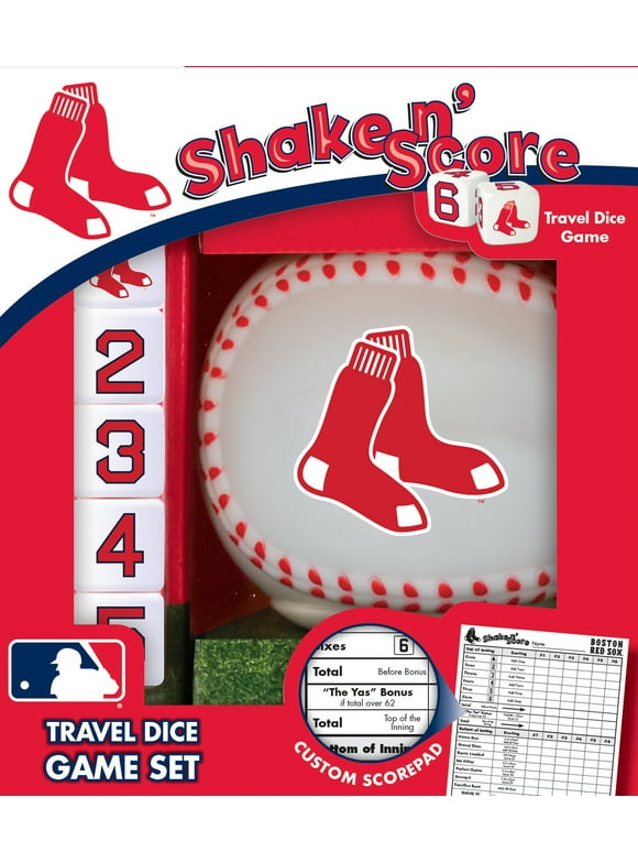 MasterPieces Officially Licensed MLB Boston Red Sox Shake N' Score Dice Game for Age 6 and Up