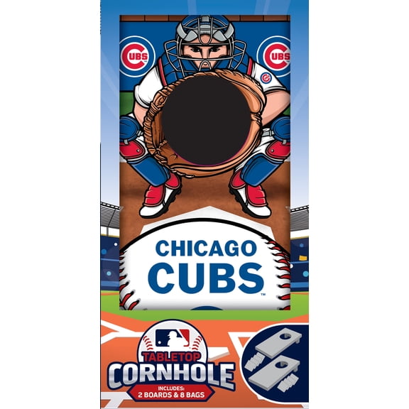 MasterPieces Officially Licensed MLB Chicago Cubs Tabletop Cornhole for Adults