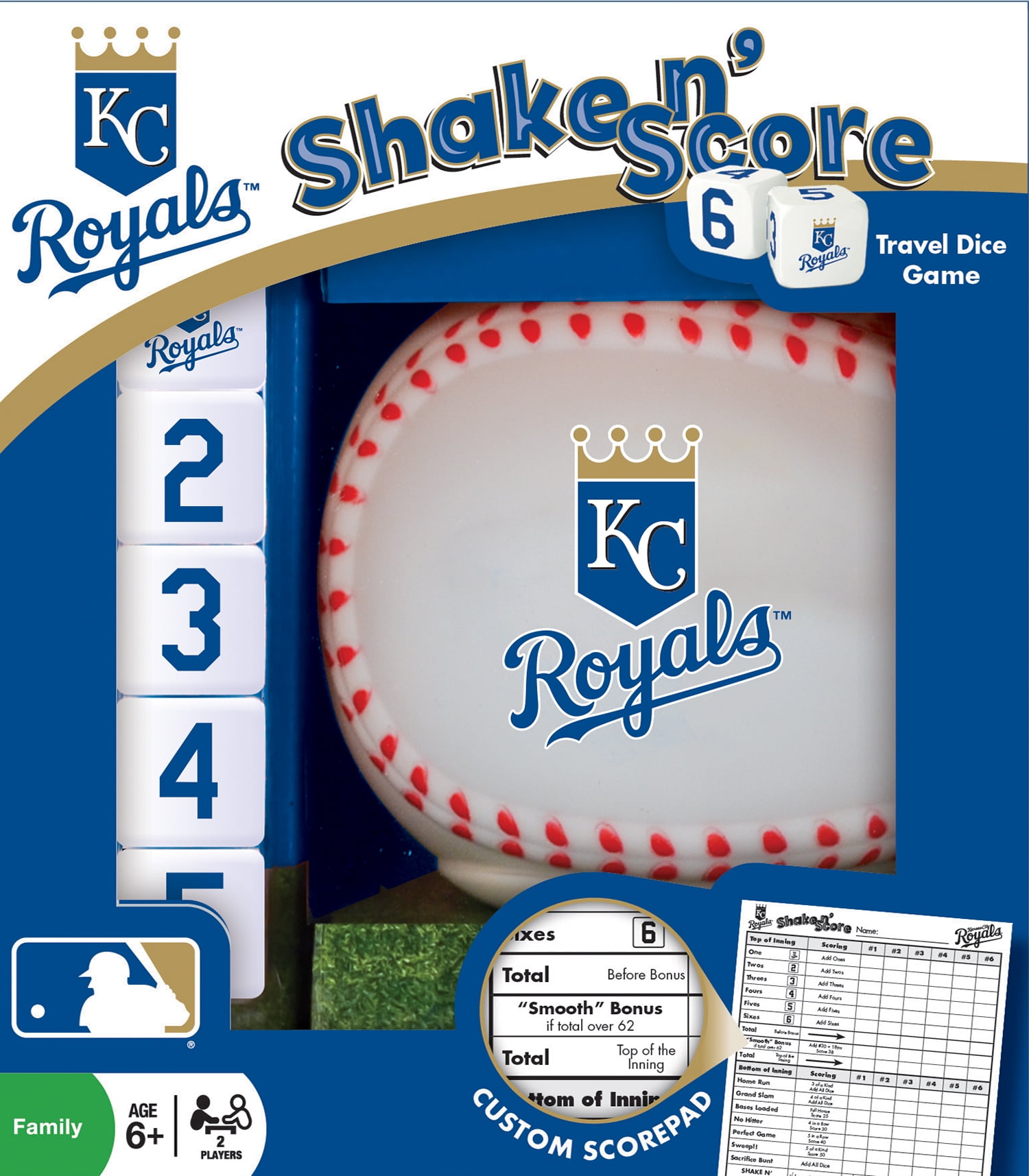 MasterPieces Officially Licensed MLB Kansas City Royals Shake N' Score