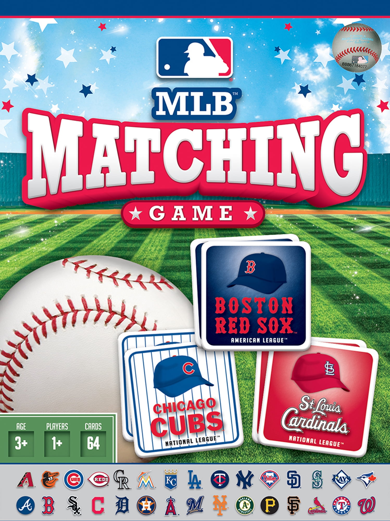 MasterPieces Officially Licensed MLB Matching Game for Kids and Families