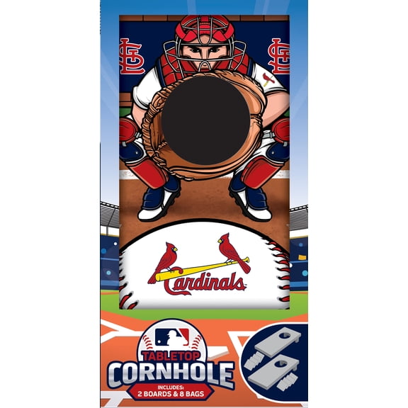 MasterPieces Officially Licensed MLB St. Louis Cardinals Tabletop Cornhole for Adults