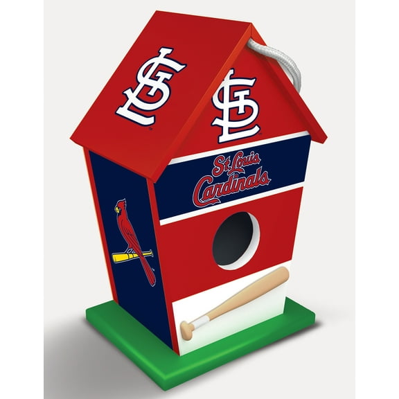 MasterPieces Officially Licensed MLB St. Louis Cardinals outdoor wood birdhouse!