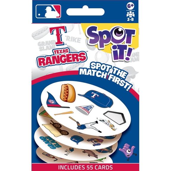 MasterPieces Officially Licensed MLB Texas Rangers Spot It Game for Families