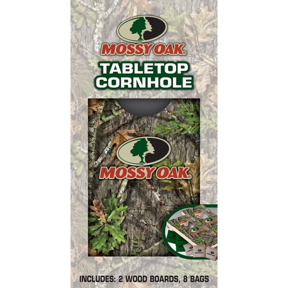 MasterPieces Officially Licensed Mossy Oak Tabletop Cornhole Game for Families