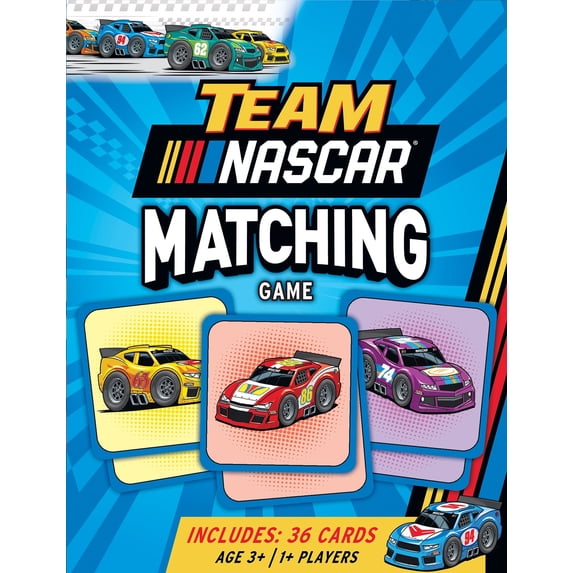 MasterPieces Officially Licensed NASCAR Matching Game for Kids and Families