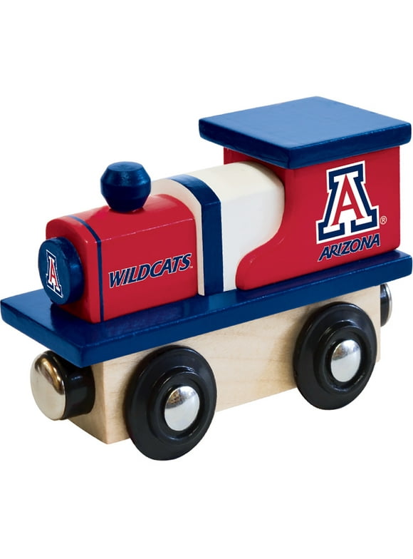 MasterPieces Officially Licensed NCAA Arizona Wildcats Wooden Toy Train Engine For Kids
