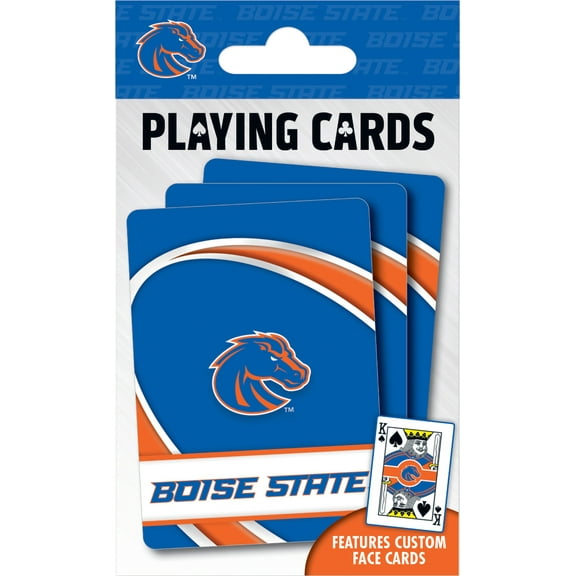 MasterPieces Officially Licensed NCAA Boise State Broncos Playing Cards - 54 Card Deck for Adults