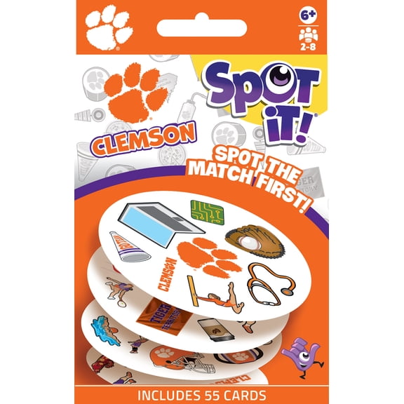 MasterPieces Officially Licensed NCAA Clemson Tigers Spot It Game for Families