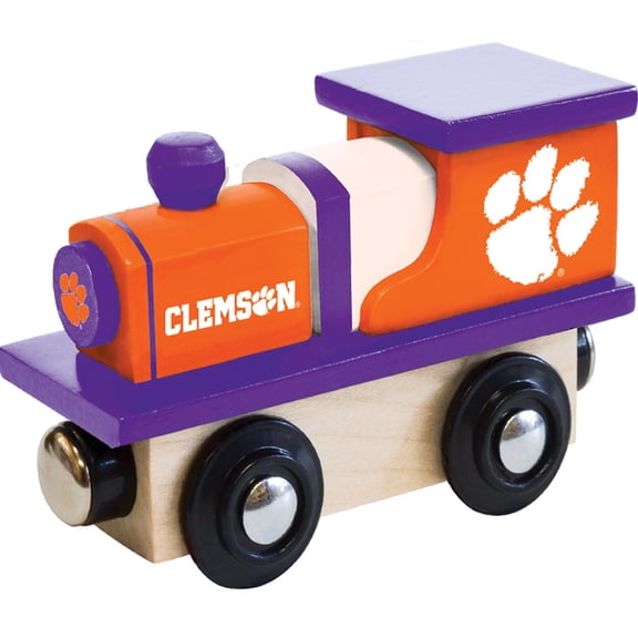 MasterPieces Officially Licensed NCAA Clemson Tigers Wooden Toy Train Engine For Kids