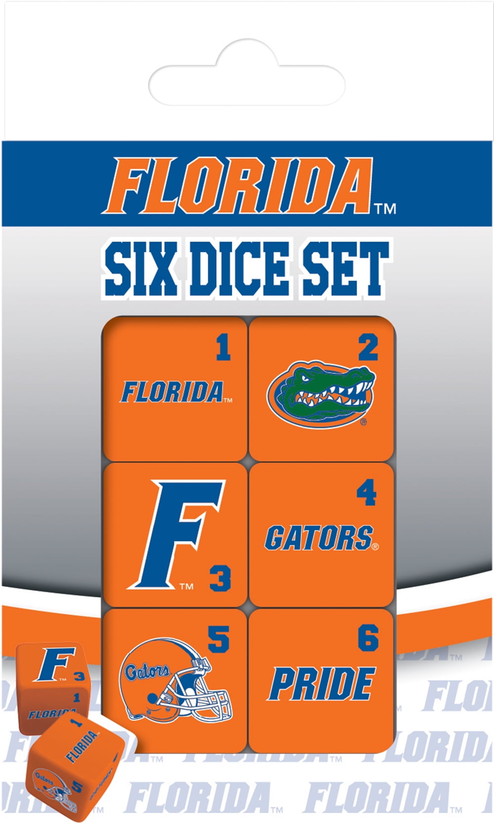 MasterPieces Officially Licensed NCAA Florida Gators - 6 Piece D6 ...