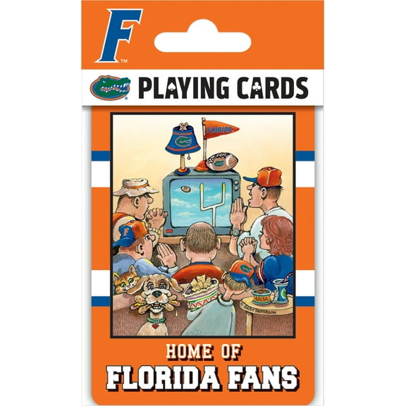 MasterPieces Officially Licensed NCAA Florida Gators Fan Deck Playing Cards - 54 Card Deck