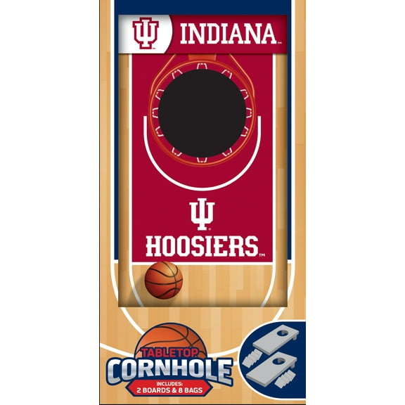 MasterPieces Officially Licensed NCAA Indiana Hoosiers Tabletop Cornhole for Adults