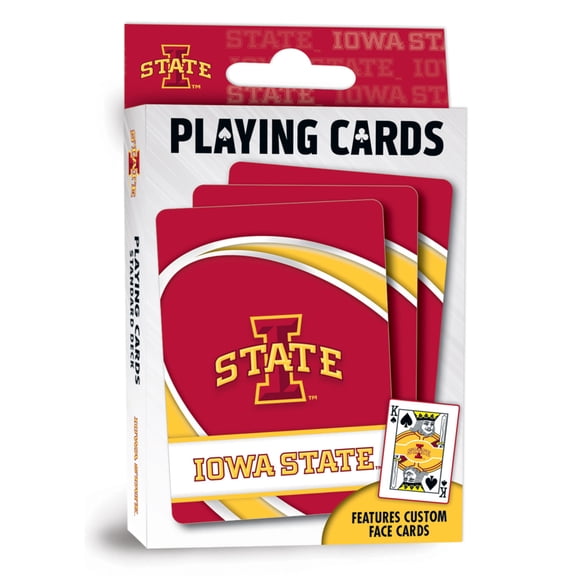 MasterPieces NCAA Iowa State Cyclones Deck of Playing Cards - 54 Card Custom Design