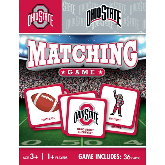 MasterPieces Officially Licensed NCAA Ohio State Buckeyes Matching Game for Kids and Families