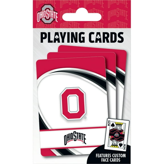 MasterPieces Officially Licensed NCAA Ohio State Buckeyes Playing Cards - 54 Card Deck for Adults