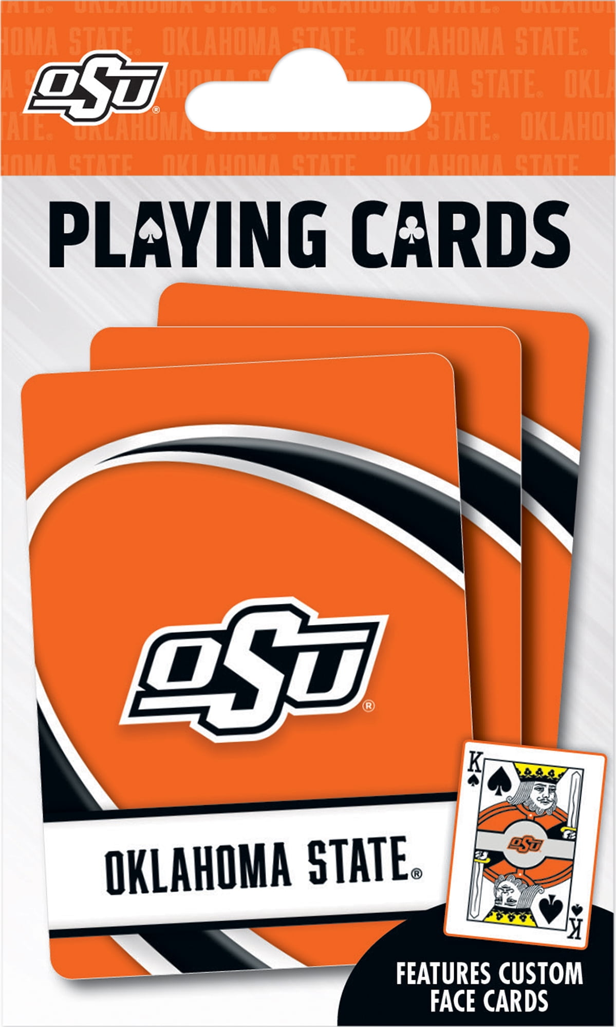 MasterPieces Officially Licensed NCAA Oklahoma State Cowboys Playing Cards 54 Card Deck for
