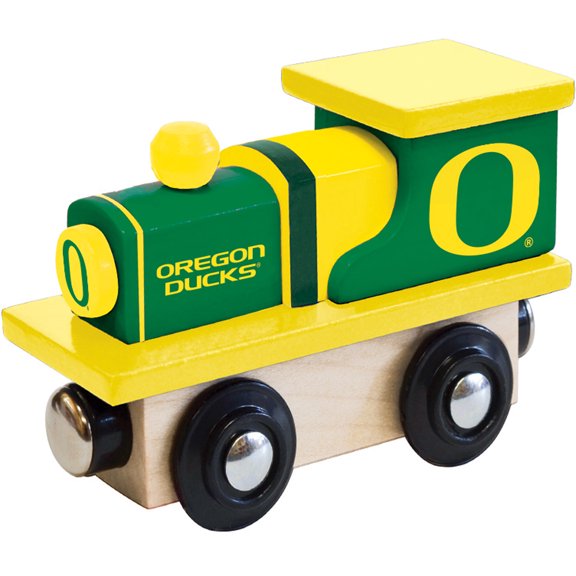 MasterPieces Officially Licensed NCAA Oregon Ducks Wooden Toy Train Engine For Kids