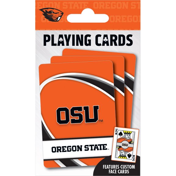 MasterPieces Officially Licensed NCAA Oregon State Beavers Playing Cards - 54 Card Deck for Adults