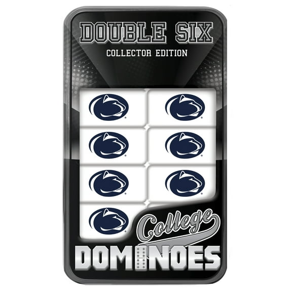 MasterPieces Officially Licensed NCAA Penn State Nittany Lions 28 Piece Dominoes Game for Adults