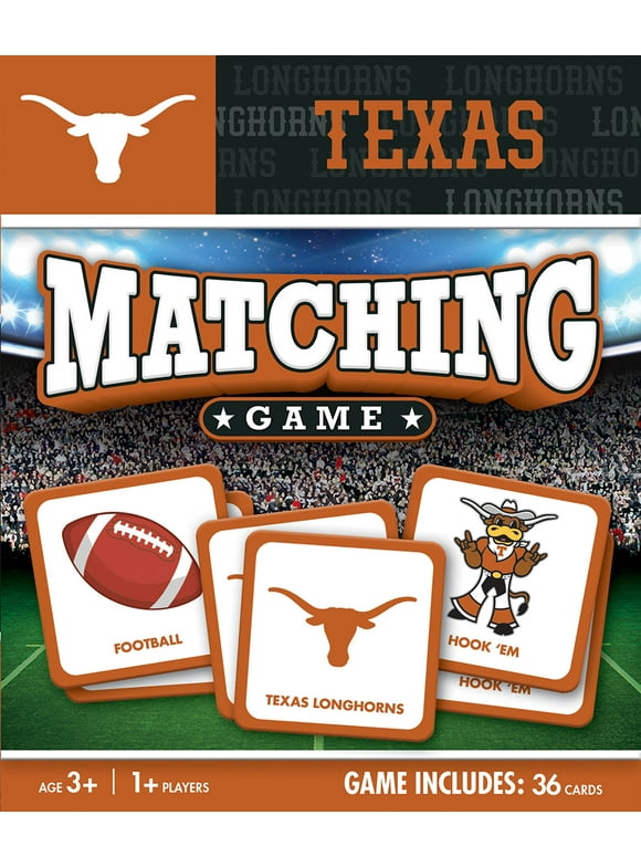 MasterPieces Officially Licensed NCAA Texas Longhorns Matching Game for Kids and Families