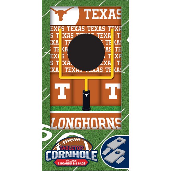 MasterPieces Officially Licensed NCAA Texas Longhorns Tabletop Cornhole for Adults