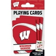 thumbnail image 1 of MasterPieces NCAA Wisconsin Badgers Playing Cards - Officially Licensed 54 Card Deck, 1 of 4