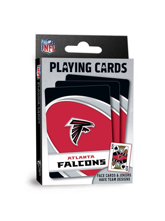 Officially Licensed NFL Atlanta Falcons Playing Cards - 54 Card Deck for Adults