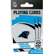MasterPieces Officially Licensed NFL Carolina Panthers Playing Cards - 54 Card Deck for Adults