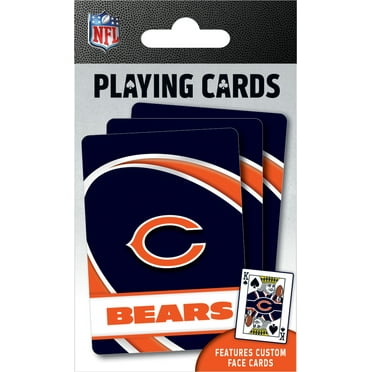 MasterPieces Officially Licensed NFL Chicago Bears Playing Cards - 54 Card Deck for Adults